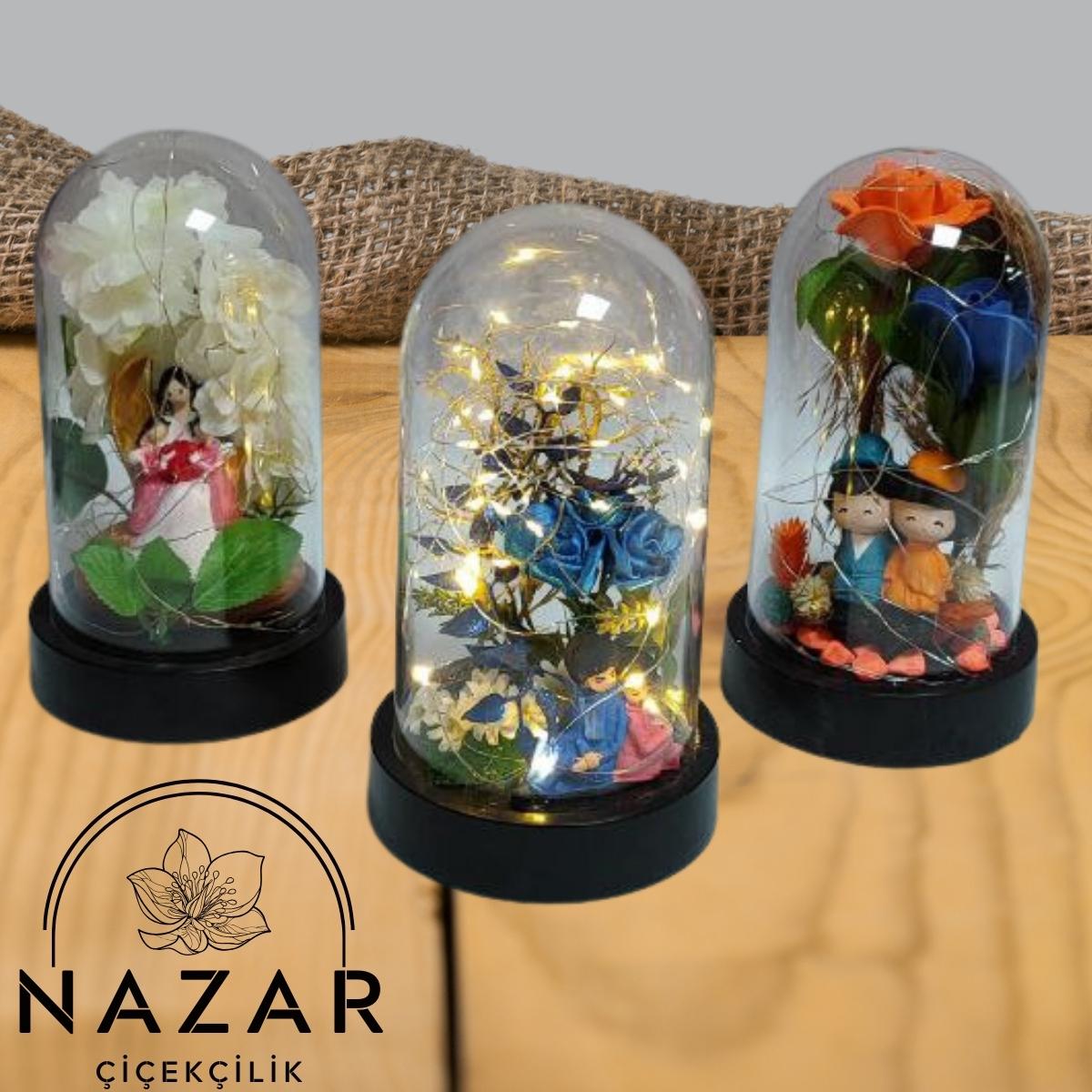 Işıklı Mini Teraryum Tasarım